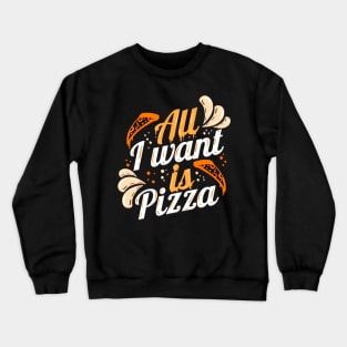 A nice Peperoni, Tomato, Olives, Salami Pizza Crewneck Sweatshirt